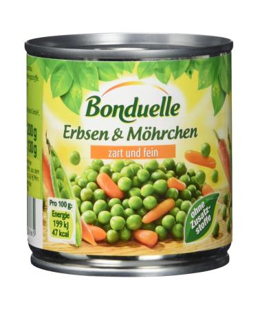 Bonduelle peas very fine with carrots pack of 12 (12 x 200 g) Single