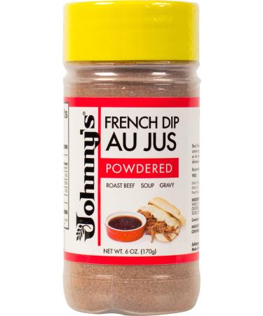 Johnny's French Dip Au Jus Powder, 6 Oz, (Pack of 6)