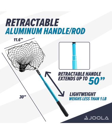 JOOLA Telescoping Table Tennis Ball Pickup Net - Holds 100 Ping Pong Balls - Ping Pong Practice Net Accessory for Table Tennis Robots  Serve or Multi-Ball Training Black - Buy Online on SooperMarket.com