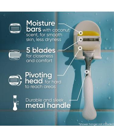 Gillette Venus Comfortglide with Olay Coconut Women's Razor - 2 Count Handle + 2 Refills - Buy Online on SooperMarket.com