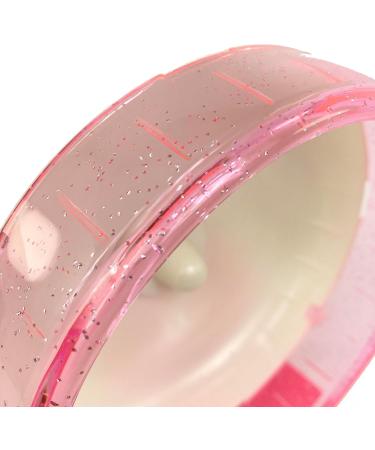 Large Silent Hamster Wheel on Stand 16.5cm - Quiet Running Spinner Suitable for Small Syrian & Dwarf Hamsters (Pink) - Buy Online on SooperMarket.com