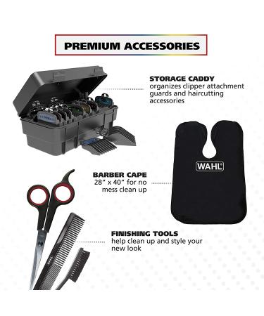 Wahl Clipper Pro Series Platinum Haircutting Combo Kit with Premium Shears - Buy Online on SooperMarket.com