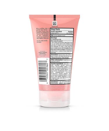 Neutrogena Oil-Free Acne Wash Pink Grapefruit Foaming Scrub 4.2 Fl Oz - Gentle Exfoliating Cleanser - Buy Online on SooperMarket.com