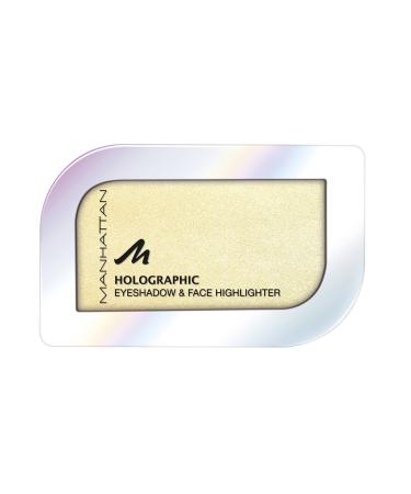 Manhattan Holographic Ombre Eyeshadow color 004 Gilded Moon eye shadow with holographic effect in gold pack of 1 (1 x 4 g)