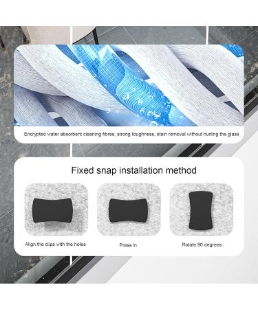 Magnetic Window Cleaner Double Sided Window Cleaner Triangular Adjustable Magnetic Glass Wiper Window Brush Home High Rise Cleaning Tool for 5-25mm Single or Double Layer Glass - Buy Online on SooperMarket.com