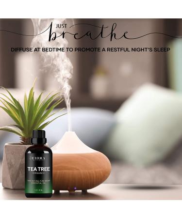 Fiora Naturals Tea Tree Essential Oil 1 oz - 100% Pure Organic Melaleuca Alternifolia for Face, Hair, Skin, Acne, Scalp, Foot, and Toenails - Buy Online on SooperMarket.com