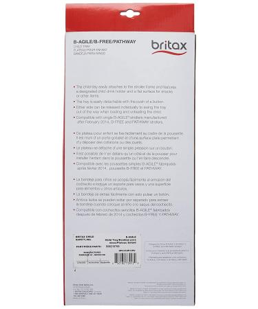 Britax Child Tray for B-Agile, B-Free & Pathway Strollers - Black | 1 Count - Buy Online on SooperMarket.com