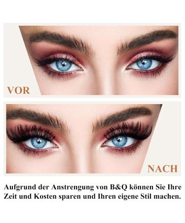 Buy BQ Individual Eyelashes B05 - 72 Cluster Colored & At-Home DIY Eyelash Extensions (B01 B09) | High Quality Single Lashes D-8-16 Mix - Buy Online on SooperMarket.com
