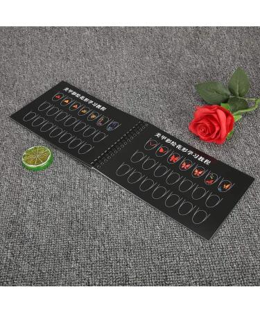 Nail Art Practice Book Simple & Easy to Use Cost-saving. Suitable for Beginners Multiple Nail Types. Nail Art Training Tool for Manicure Novel Practice (painted flowers) - Buy Online on SooperMarket.com