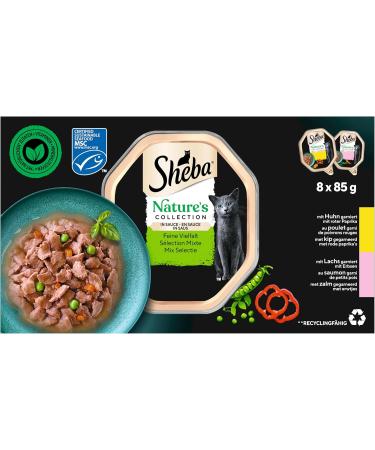 Sheba Nature's Collection in Sauce - 32 x 85g Finest Katznass Futter - MSC Certified - Premium Variety Pack (2.72 kg) - Buy Online on SooperMarket.com