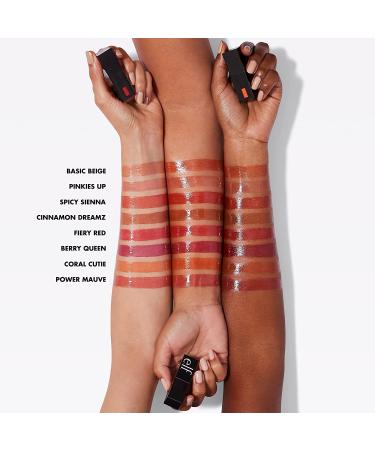 e.l.f. Cosmetics Glossy Lip Stain - Power Mauves 0.10oz | Long-Wear Lightweight Formula for Sheer Color & Subtle Gloss - Buy Online on SooperMarket.com