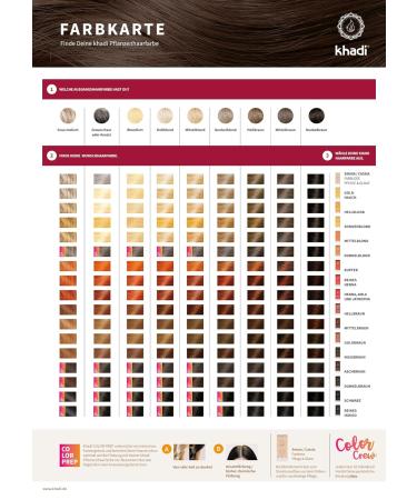 Khadi Henna Amla & Jatropha Hair Color - 100% Natural Vegan Hair Dye for Rich Mahogany & Deep Red - Strong Healthy Hair (100g) - Buy Online on SooperMarket.com