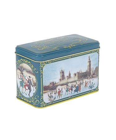New English Teas Victorian Skaters Christmas Tea Tin Teabags 80 g English 80 g (Pack of 1)