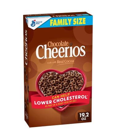Chocolate Cheerios Breakfast Cereal with Oats Gluten Free 19.2 oz