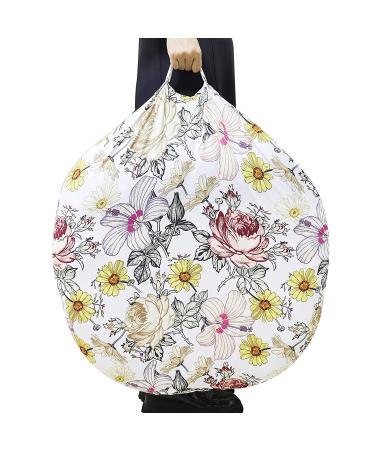 Soft Floral Newborn Lounger Cover | Removable Slipcover for Infant Lounger Pillow - Buy Online on SooperMarket.com