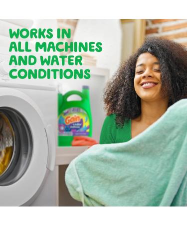 Gain Odor Defense Liquid Laundry Detergent - Super Fresh Blast Scent 154 fl oz 107 Loads HE Compatible - Order Internationally - Buy Online on SooperMarket.com