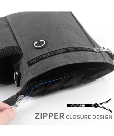 AEMIAO Dog Walking Bag with Bottle Holder & Poo Bags - Large Outdoor Training Treat Pouch for Dogs - Waist & Shoulder Belt - 3 Ways to Wear - Buy Online on SooperMarket.com