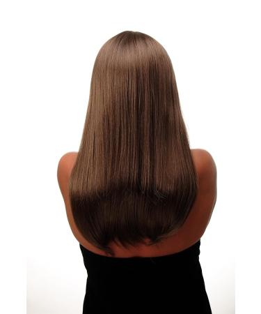 Buy WIG ME UP Women's Medium-Golden Brown Long Straight Wig | 60 cm Middle Parting SA-151-10 | International Shipping Available - Buy Online on SooperMarket.com