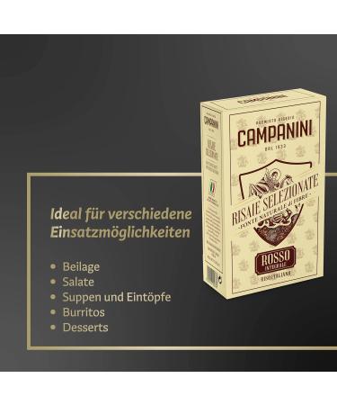 RISO ROSSO INTEGRALE - Organic Red Whole Grain Rice 500g from Italy | RISERA CAMPANINI - Buy Online on SooperMarket.com