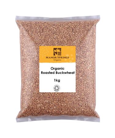 Organic Roasted Buckwheat (Kasha) 1kg by Manor Springs Organic