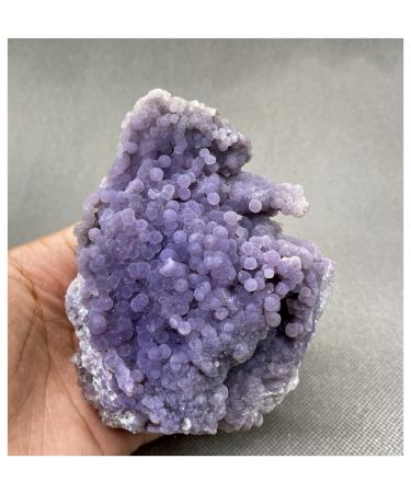 Gemstones and Crystals Natural Grape Agate Specimen Stones and Crystals Crystals Quartz Gemstones Reiki Crystal Stone 532g