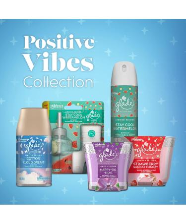 Glade PlugIns Refills Air Freshener Starter Kit - Cotton Cloud Dream Scent | Essential Oils for Home & Bathroom | 0.67 Fl Oz - Buy Online on SooperMarket.com