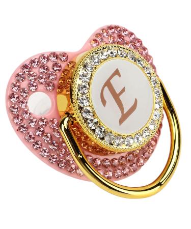 Ergonomic Golden Rhinestone Baby Pacifier - Light & Flexible Design for Comfort - Buy Online on SooperMarket.com