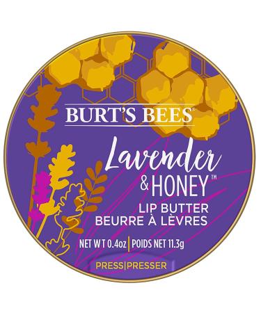 Burts Bees Lavender and Honey Lip Butter Unisex Lip Balm 0.4 oz - All-Natural Moisturizing Lip Care - Buy Online on SooperMarket.com