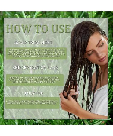 Rosemary Oil for Hair Growth - Organic Essential Oil for Hair Loss Treatment (2 Pieces) - Buy Online on SooperMarket.com