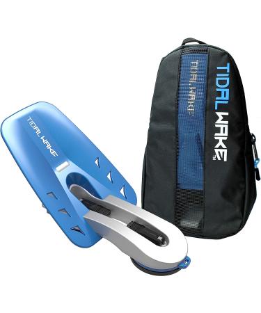Tidal Wake XLR8 Wake Surf Shaper - For Inboard Boats | Floating Wakesurf Creator - Silver/Black Fin - Buy Online on SooperMarket.com