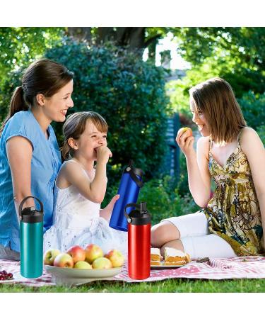 FLORAPELL Yeti Rambler Straw Lid with Straws and Handle - Black | Replacement Cap for 18oz, 26oz, 36oz, 64oz Bottles - Buy Online on SooperMarket.com