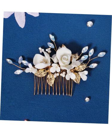 KOMBIUDA Bridal Comb Bride The Photo Ceramics The Flowers - Buy Online on SooperMarket.com