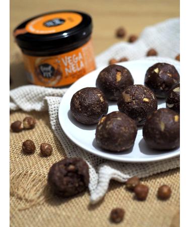 Feel Fit Veganela Salted Caramel Spread - Sugar-Free Palm Oil-Free & Vegan - 6 x 200g Pack - Buy Online on SooperMarket.com