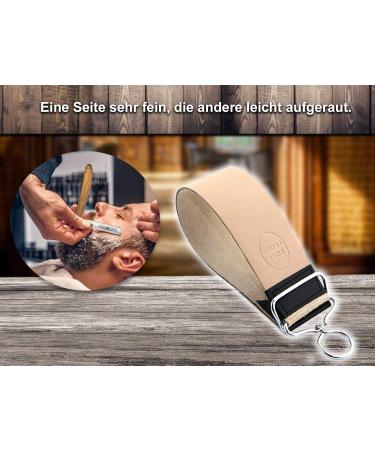 Premium 3-Piece SOLINGEN Shaving Set - Gold Etched Razor Hollow Grind Leather Strop & Paste - International Shipping Available - Buy Online on SooperMarket.com