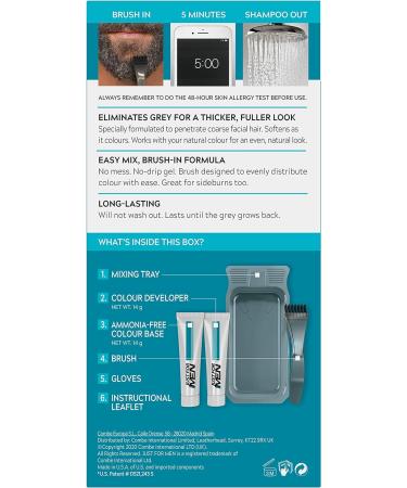Just For Men M35 Medium Brown Moustache & Beard Dye - Eliminates Grey, Thicker & Fuller Look - Buy Online on SooperMarket.com