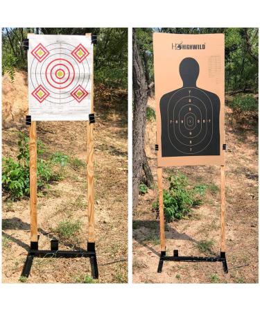 Highwild Adjustable Target Stand Base - H Shape - USPSA/IPSC - IDPA Practice - Upgraded Version - 2 Pack - Buy Online on SooperMarket.com