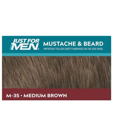 Just For Men Color Gel Mustache & Beard M-35 Medium Brown 1 ea (Pack of 2) - 2 Pack - Buy Online on SooperMarket.com