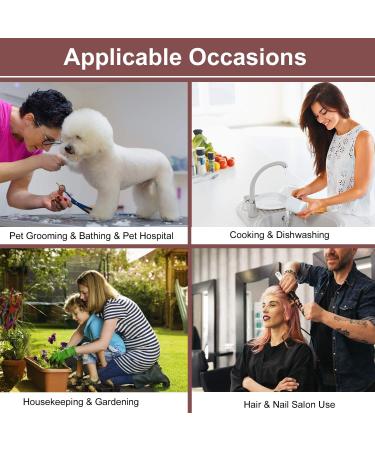 Noverlife Pet Grooming Jacket | Medium Size Lightweight Smock for Dog Cat Grooming | Hair Repellent Shirt Style Workwear - Buy Online on SooperMarket.com