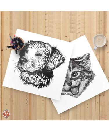 12 x 12 Square Cardstock | 80lb Cover White Thick Card Stock Paper - Smooth Finish | For Scrapbooking Arts and Crafts Wedding Invitations Bussines Cards | 50 Cards Per Pack 12 x 12 Inches - Buy Online on SooperMarket.com