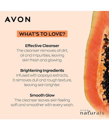 Buy Avon Naturals Papaya Cleanser 100g - Refreshing & Nourishing Skincare | International Shipping Available - Buy Online on SooperMarket.com