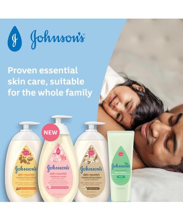 Johnson's Skin Nourish Moisture Wash - Hypoallergenic Baby Wash with Coconut & Honeysuckle 20.3 fl. oz Paraben & Dye-Free Moisturizes Skin - Buy Online on SooperMarket.com