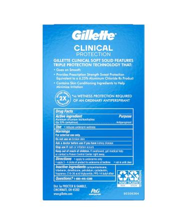 Gillette Clinical Antiperspirant and Dedorant for Men Arctic Ice 1.7oz (Pack of 3) Artic Ice (Pack of 3) 1.7 Ounce (Pack of 3) - Buy Online on SooperMarket.com