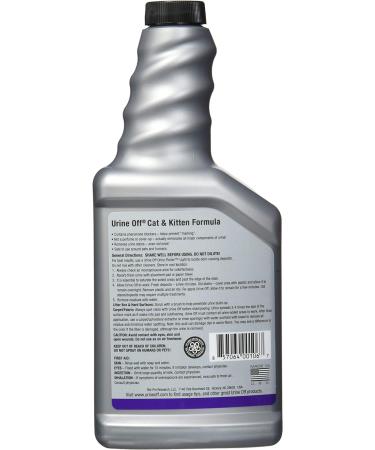 Urine OFF Odor and Stain Remover for Cats Sprayer Top 16.9oz - Buy Online on SooperMarket.com
