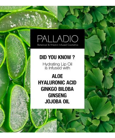Palladio Hydrating Lip Oil with Hyaluronic Acid | Non-Sticky & Vegan Liquid Lipstick for Moisture-Rich Lips | Tinted Sheer Color & Subtle Shine | Cruelty-Free | 0.13 Oz (BLING) - Buy Online on SooperMarket.com