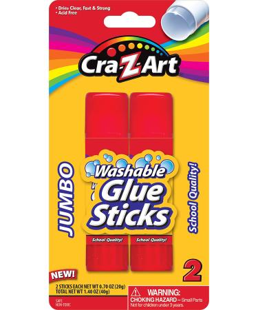 Cra-Z-art Jumbo Washable Glue Sticks 2-Count (11306N-48) 2 Count