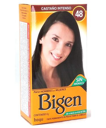 Bigen Permanent Powder Hair Colour - No 48 Dark Chestnut