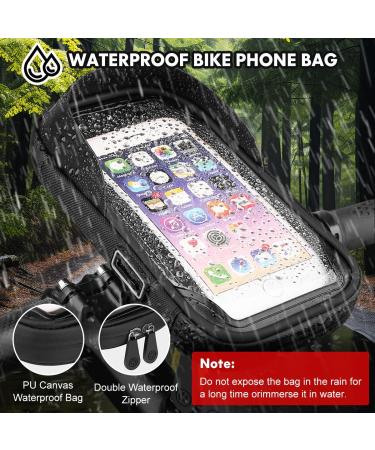 Shop LKEVREG Waterproof 360 Rotatable Mobile Phone Holder for Motorcycles & Bikes | Fits 4.5-6.7 Inch Smartphones - Buy Online on SooperMarket.com