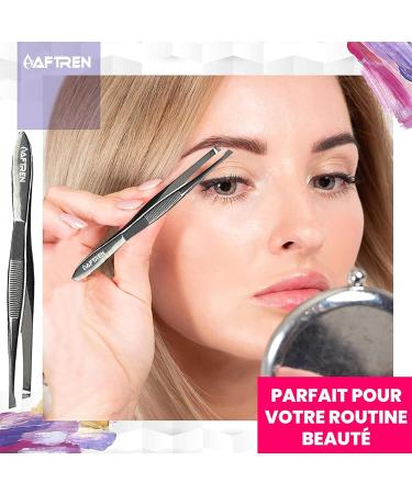 Eyebrow Tweezers Crab Bias Jaw Precision Slant Tweezers Facial Ingrown Hair Removal Professional Eyebrow Shaping Stainless Steel for Men Women - Buy Online on SooperMarket.com