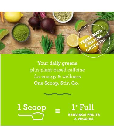 Amazing Grass Green Superfood Energy Organic Powder with Wheat Grass and Greens Flavor: Lemon Lime 30 Servings 7.4 Ounces - Buy Online on SooperMarket.com