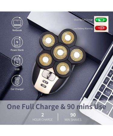 5 in 1 Rechargeable Electric Shaver & Hair Clipper | Floating Head Razors & Grooming Essentials for Men - Buy Online on SooperMarket.com